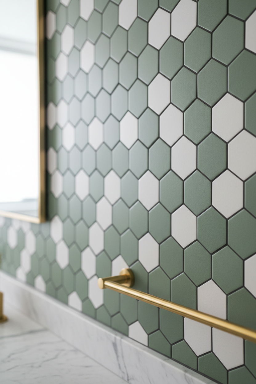 bathroom wall tile shapes in West Chester, OH