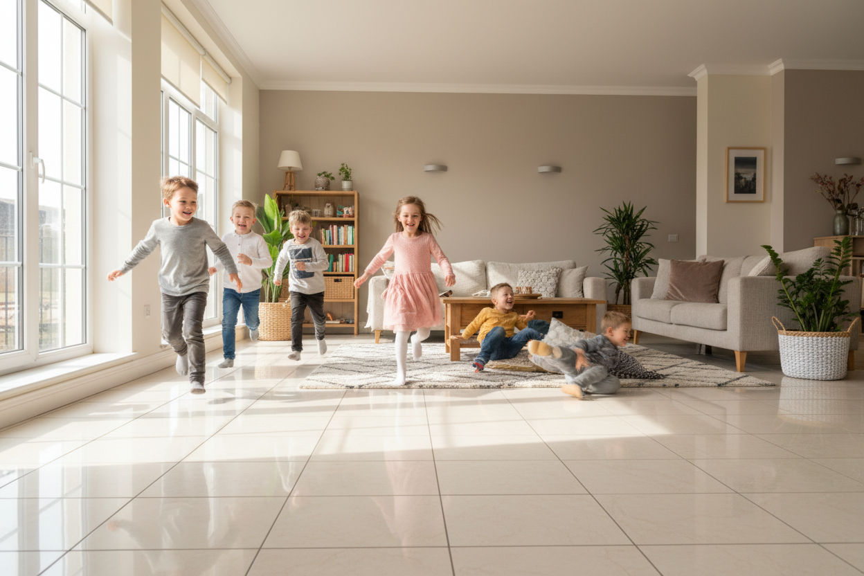 does tiles cause foot pain