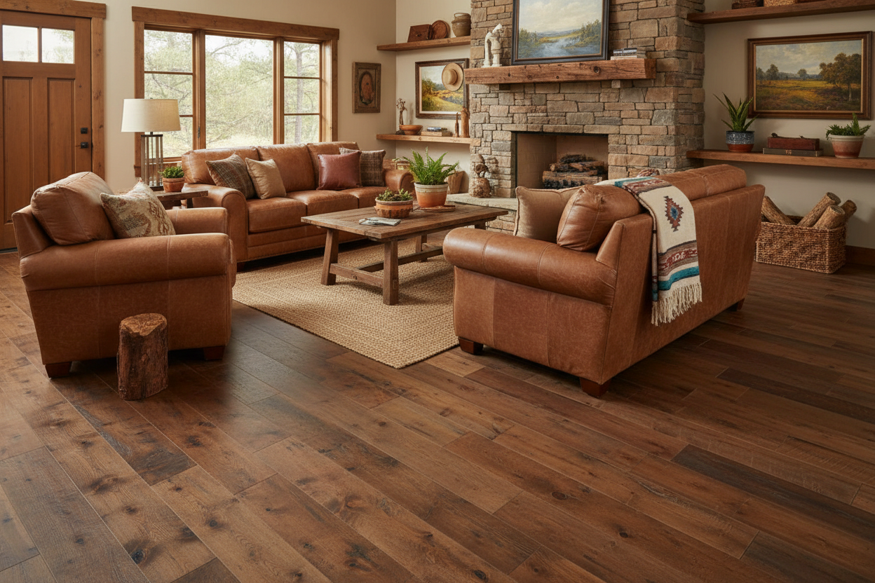 Wood look rustic flooring in Sparks, NV