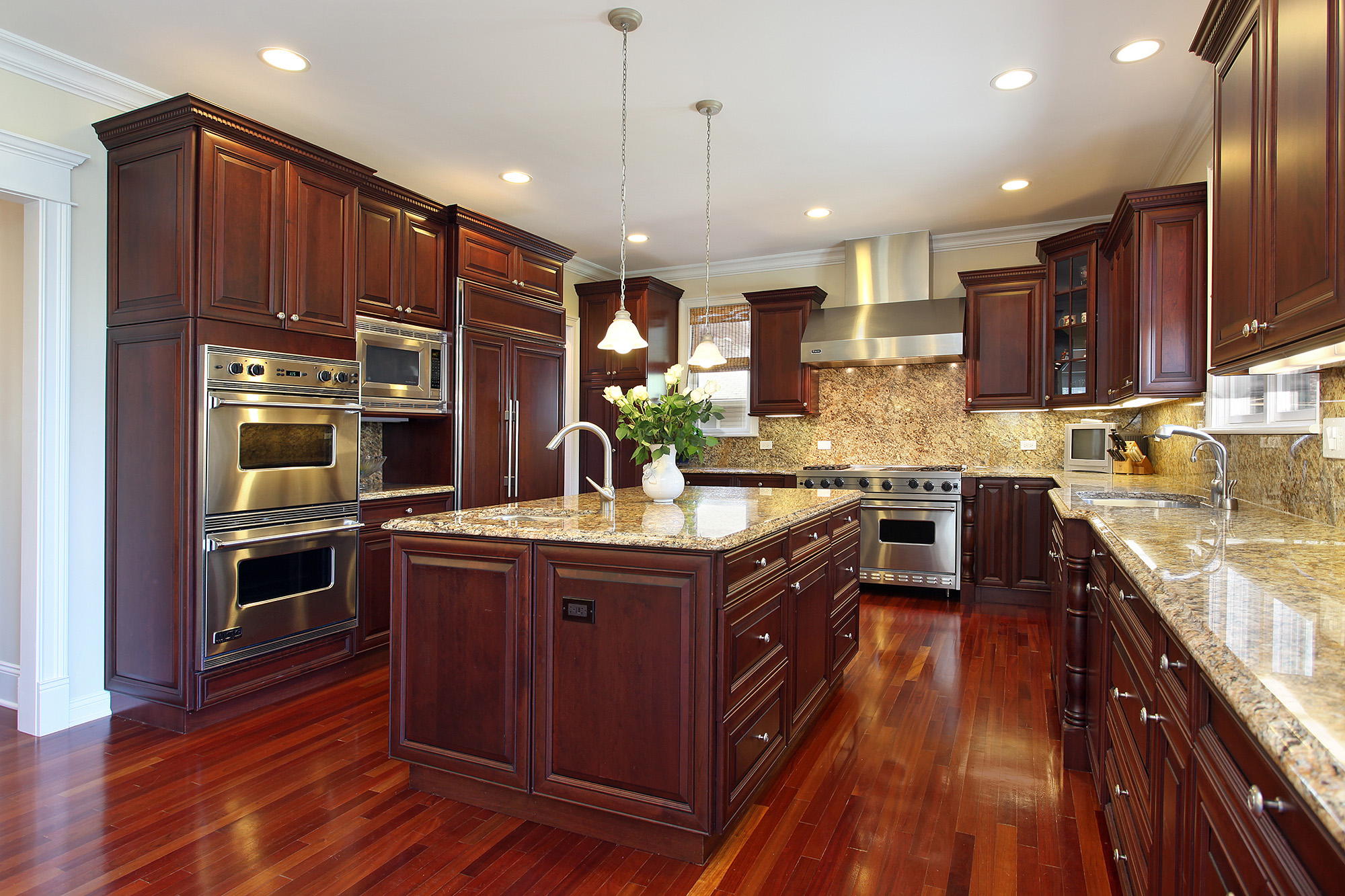 Dark laminate flooring in Delray Beach, FL